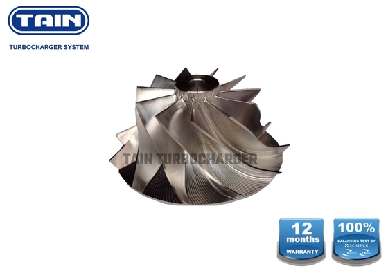 چرخ های کمپرسور بیلت 11 تیغه آپگارد TD025 44 / 48.2 میلی متر 31.95 میلی متر برای Opel Corsa Astra1.7